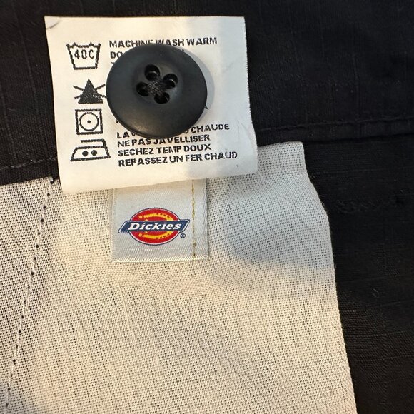 Dickies Men's Cargo Pants Black Workwear Size 38X32 RN20697 - Picture 12 of 12